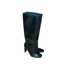 Zara Tall Black Boots, Heels, Fast Fashion, Knee, Fall, 36, 5.5
